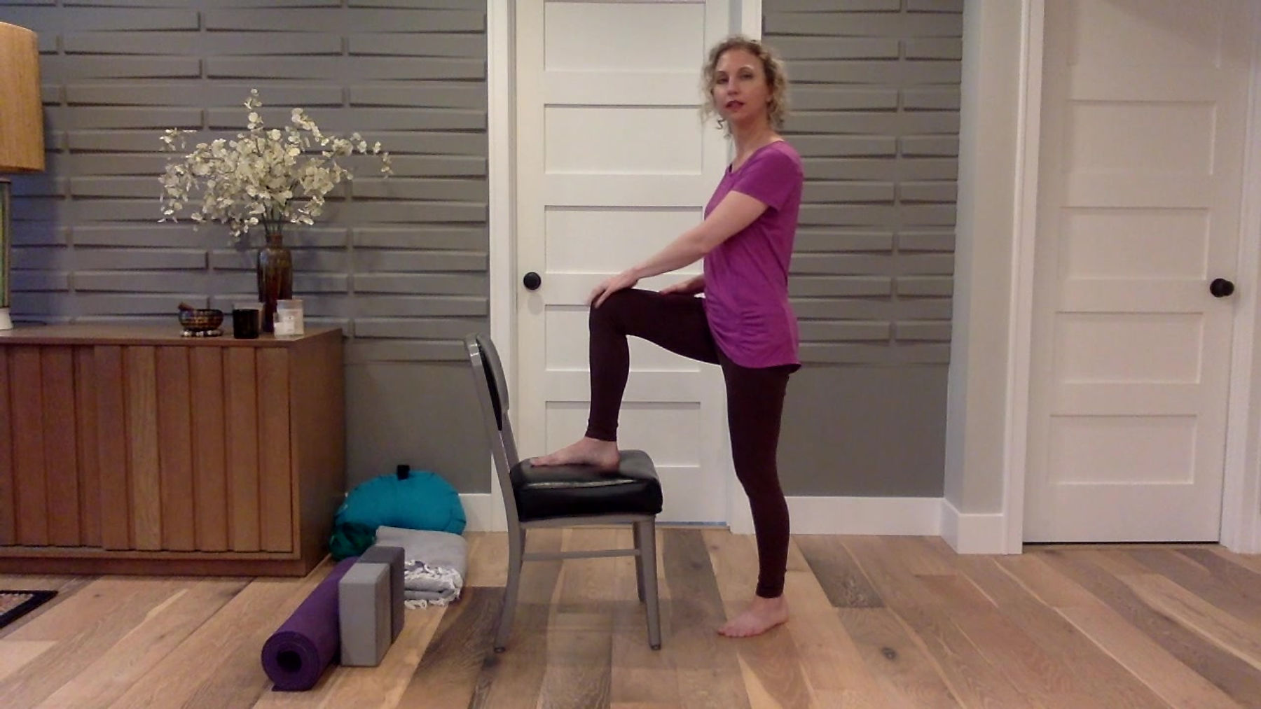 Chair Yoga for Sciatica and Low Back